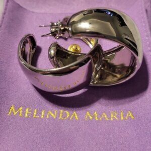 Large Hoop Earrings - Melinda Maria